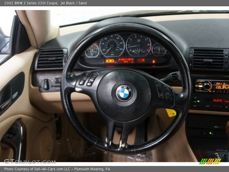 Jet Black / Sand 2002 BMW 3 Series 330i Coupe