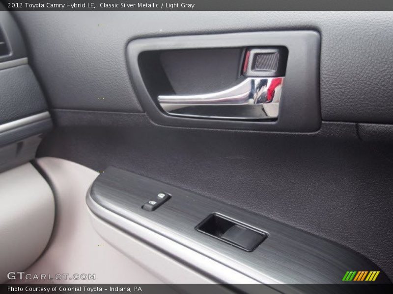 Classic Silver Metallic / Light Gray 2012 Toyota Camry Hybrid LE