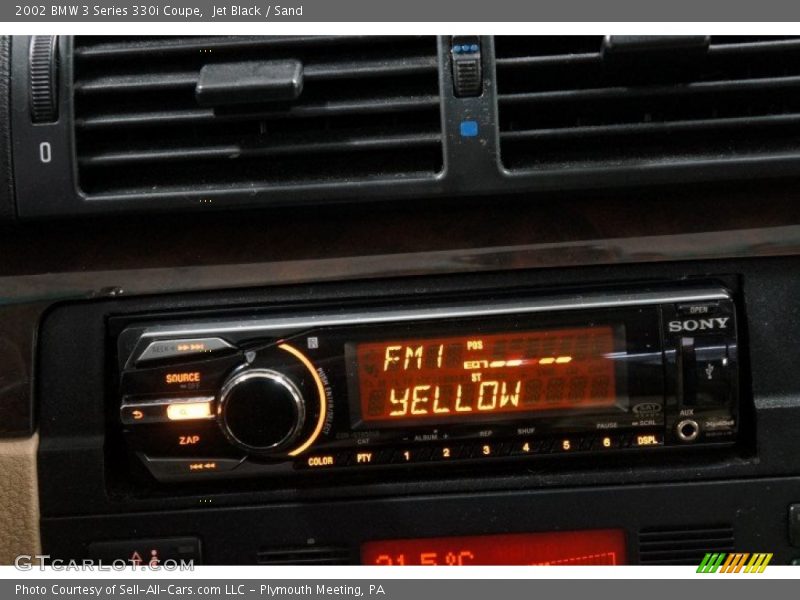 Jet Black / Sand 2002 BMW 3 Series 330i Coupe