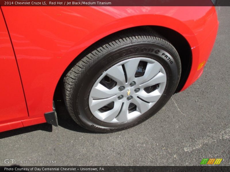 Red Hot / Jet Black/Medium Titanium 2014 Chevrolet Cruze LS