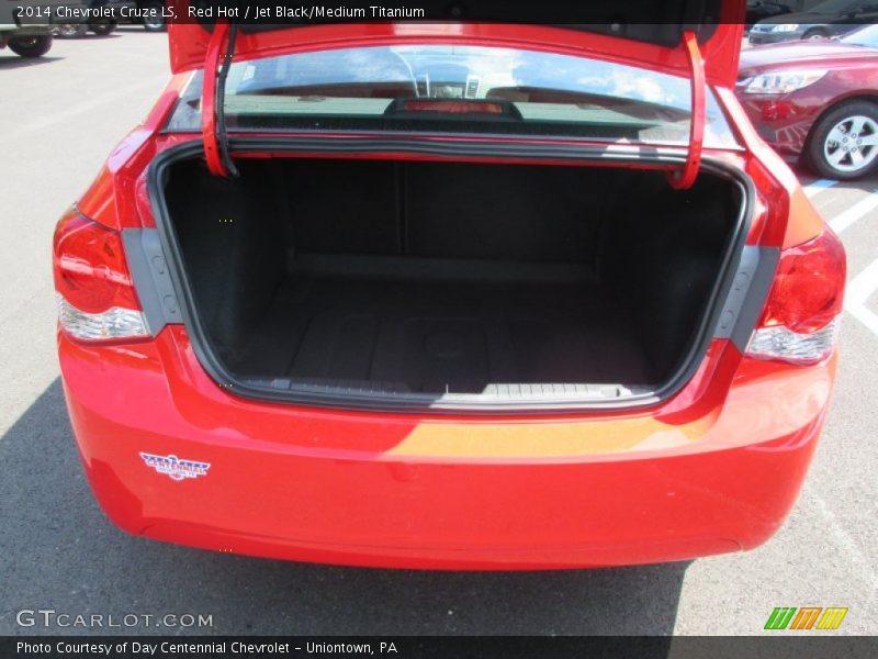 Red Hot / Jet Black/Medium Titanium 2014 Chevrolet Cruze LS