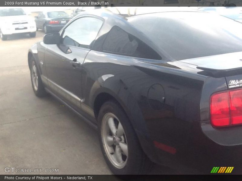 Black / Black/Tan 2009 Ford Mustang V6 Premium Coupe