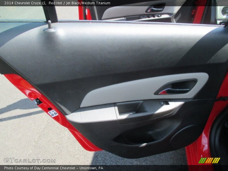 Red Hot / Jet Black/Medium Titanium 2014 Chevrolet Cruze LS