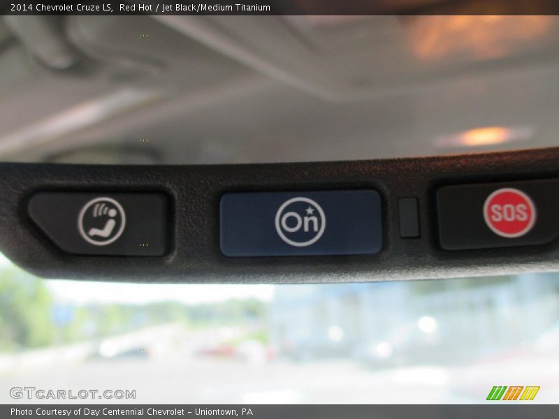 Red Hot / Jet Black/Medium Titanium 2014 Chevrolet Cruze LS
