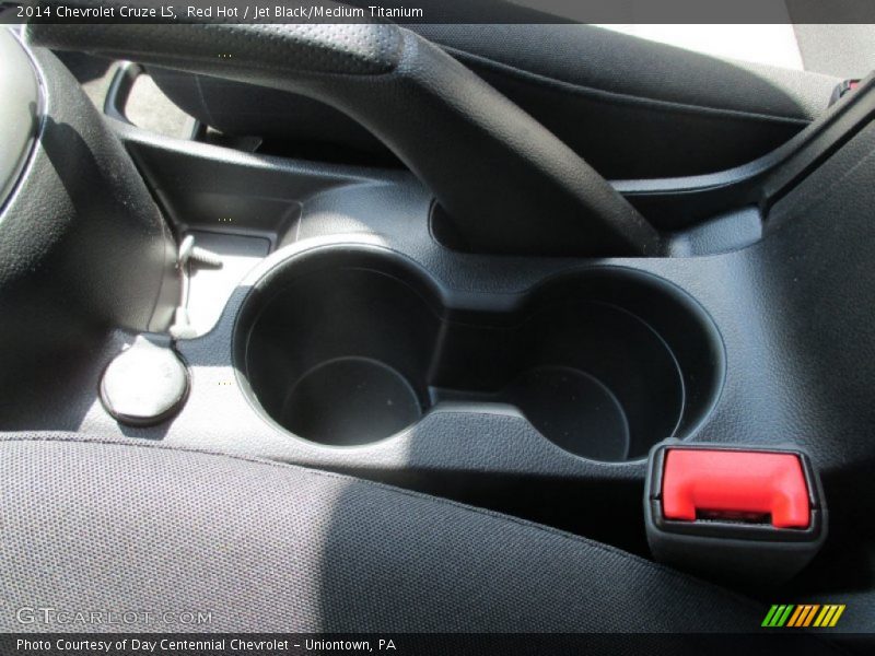 Red Hot / Jet Black/Medium Titanium 2014 Chevrolet Cruze LS