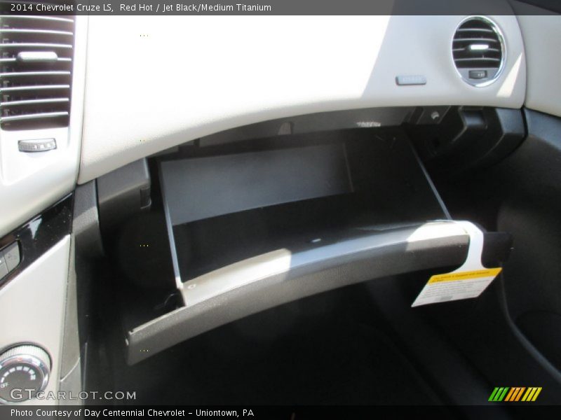 Red Hot / Jet Black/Medium Titanium 2014 Chevrolet Cruze LS
