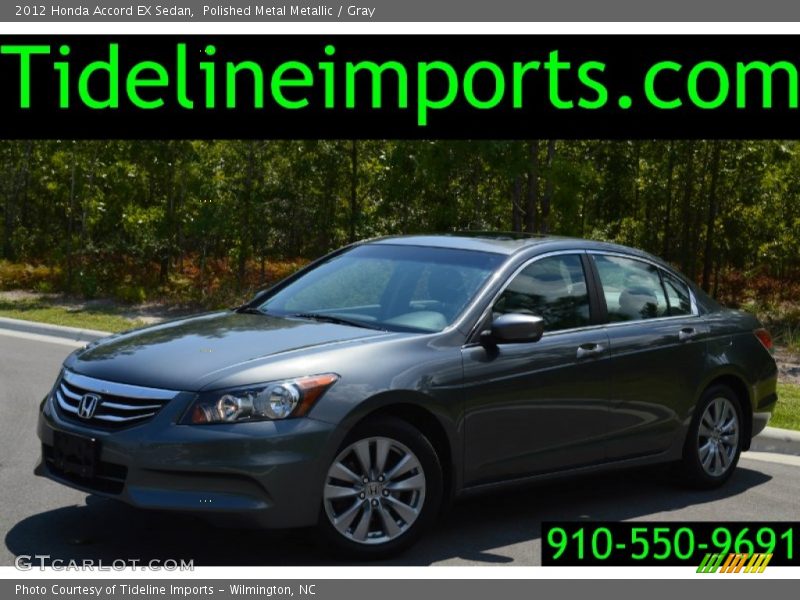 Polished Metal Metallic / Gray 2012 Honda Accord EX Sedan