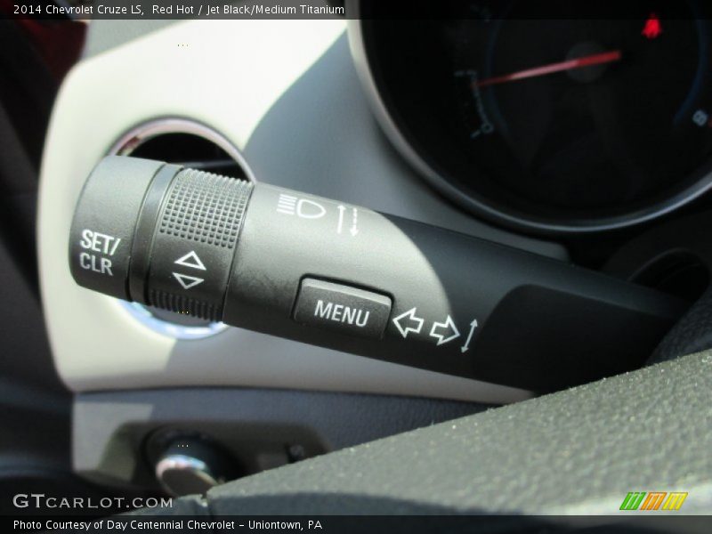Red Hot / Jet Black/Medium Titanium 2014 Chevrolet Cruze LS