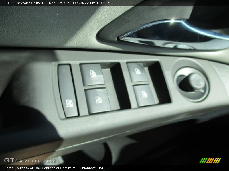 Red Hot / Jet Black/Medium Titanium 2014 Chevrolet Cruze LS