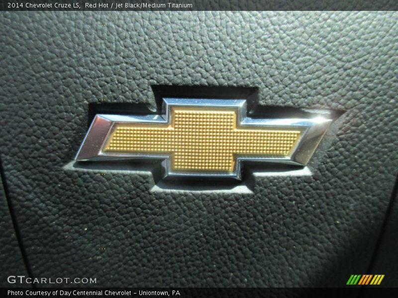 Red Hot / Jet Black/Medium Titanium 2014 Chevrolet Cruze LS