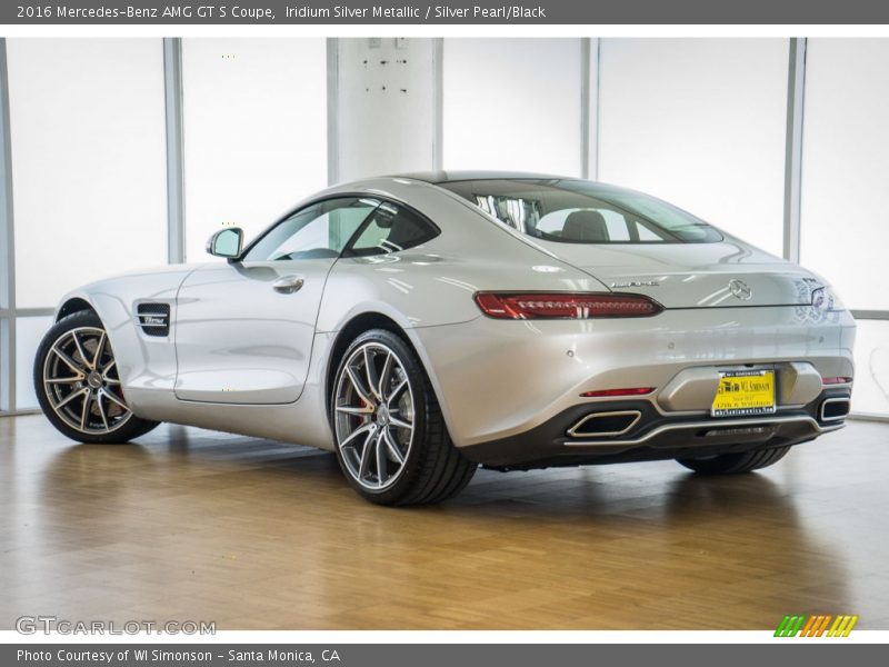 Iridium Silver Metallic / Silver Pearl/Black 2016 Mercedes-Benz AMG GT S Coupe