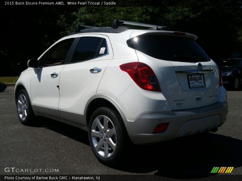 White Pearl Tricoat / Saddle 2015 Buick Encore Premium AWD