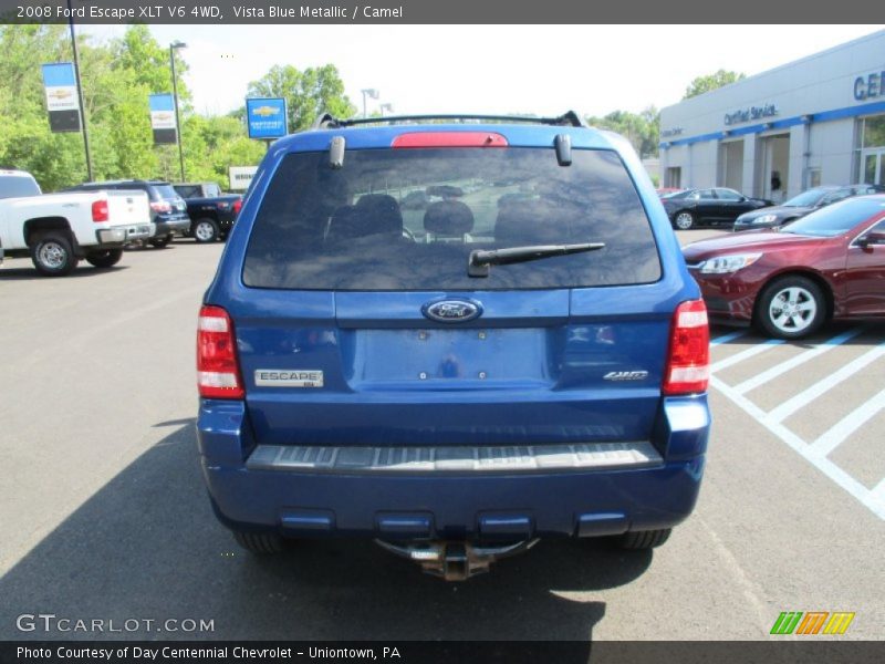 Vista Blue Metallic / Camel 2008 Ford Escape XLT V6 4WD