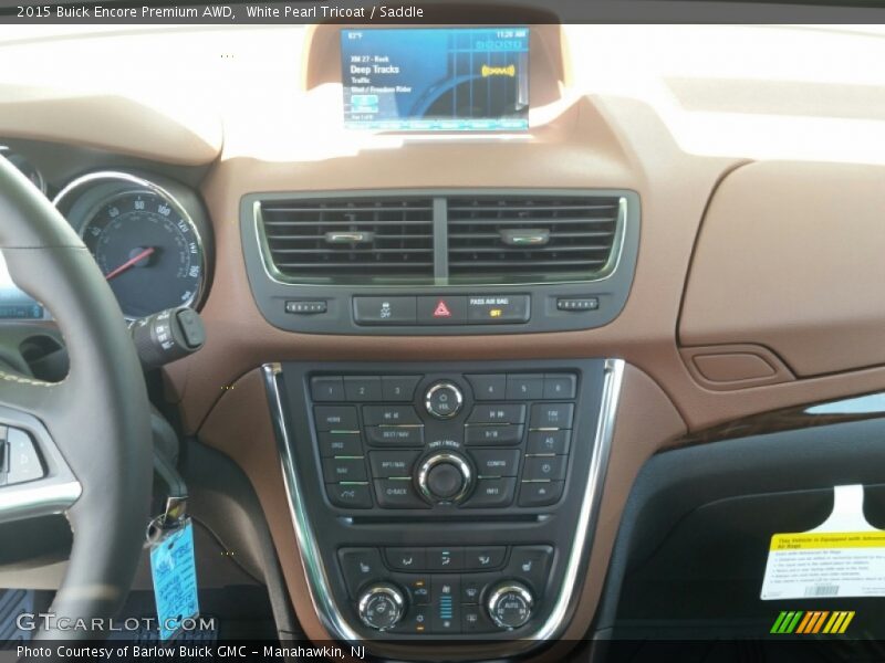 White Pearl Tricoat / Saddle 2015 Buick Encore Premium AWD