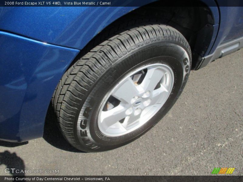 Vista Blue Metallic / Camel 2008 Ford Escape XLT V6 4WD