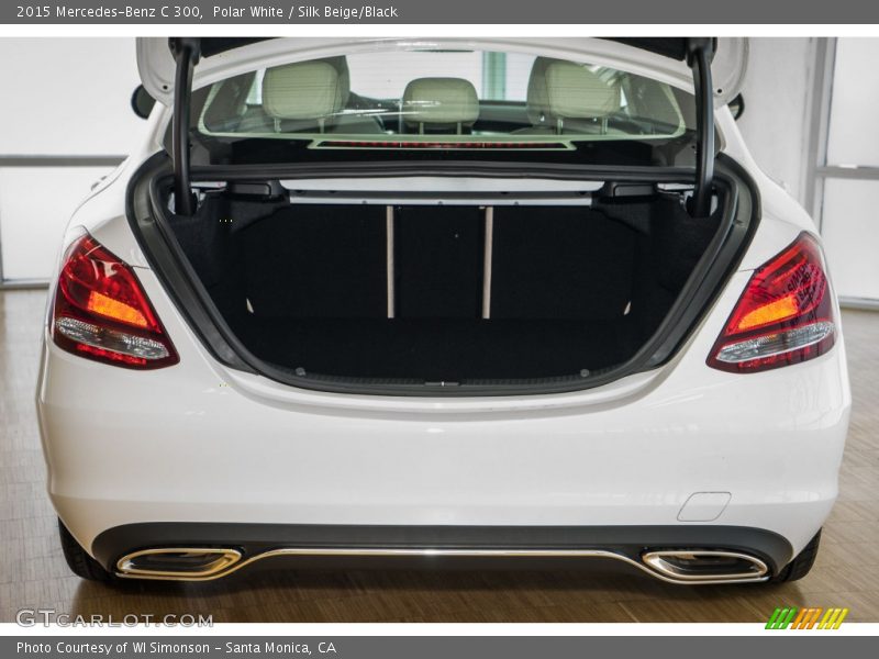 Polar White / Silk Beige/Black 2015 Mercedes-Benz C 300