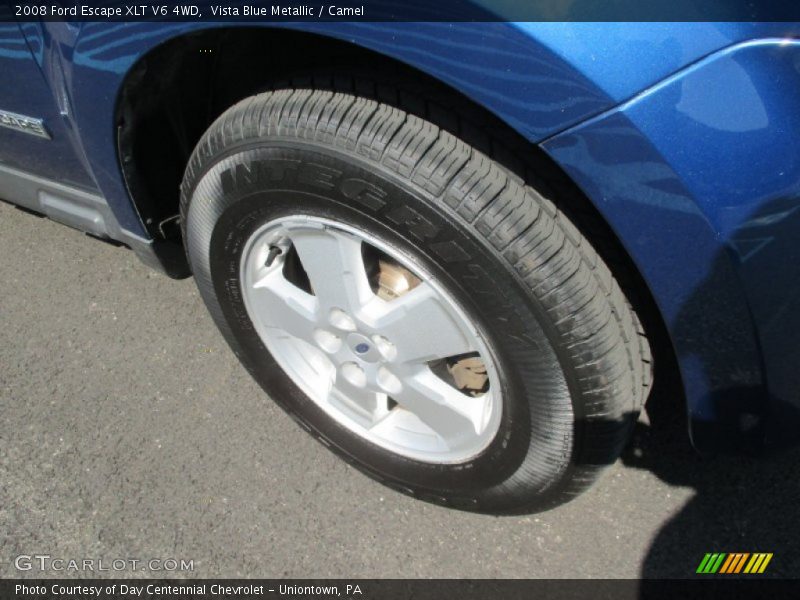 Vista Blue Metallic / Camel 2008 Ford Escape XLT V6 4WD