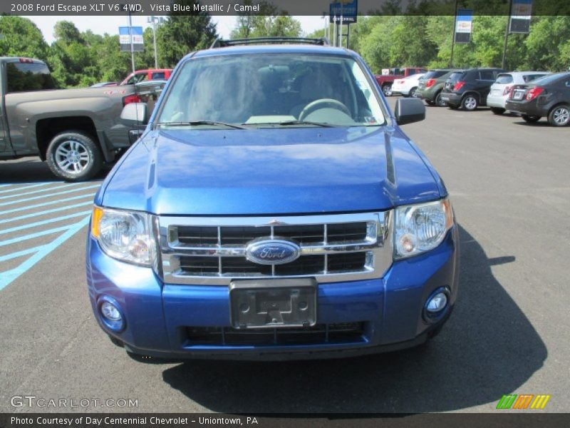 Vista Blue Metallic / Camel 2008 Ford Escape XLT V6 4WD