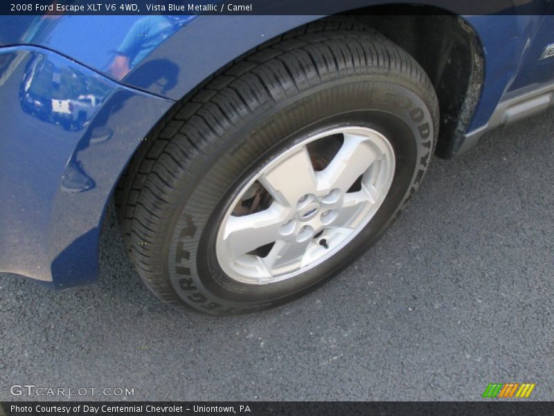 Vista Blue Metallic / Camel 2008 Ford Escape XLT V6 4WD