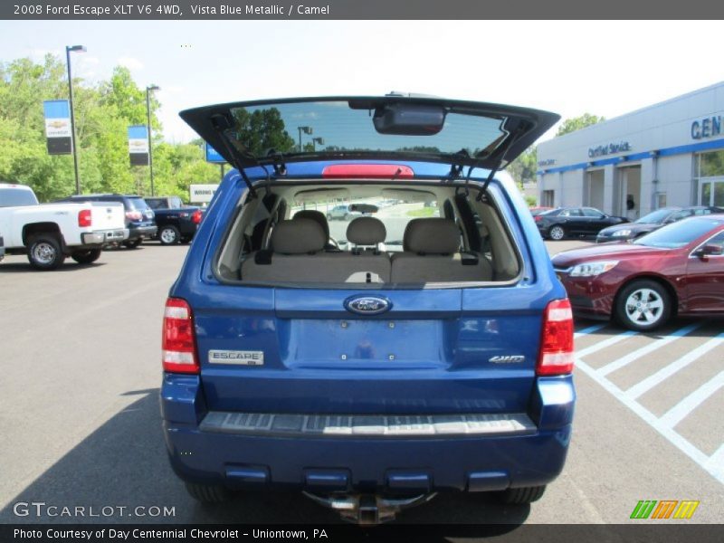 Vista Blue Metallic / Camel 2008 Ford Escape XLT V6 4WD