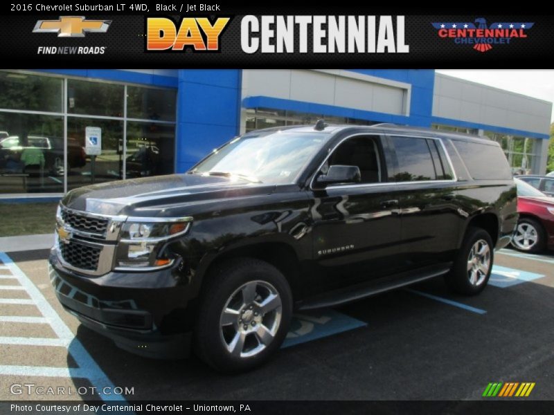 Black / Jet Black 2016 Chevrolet Suburban LT 4WD