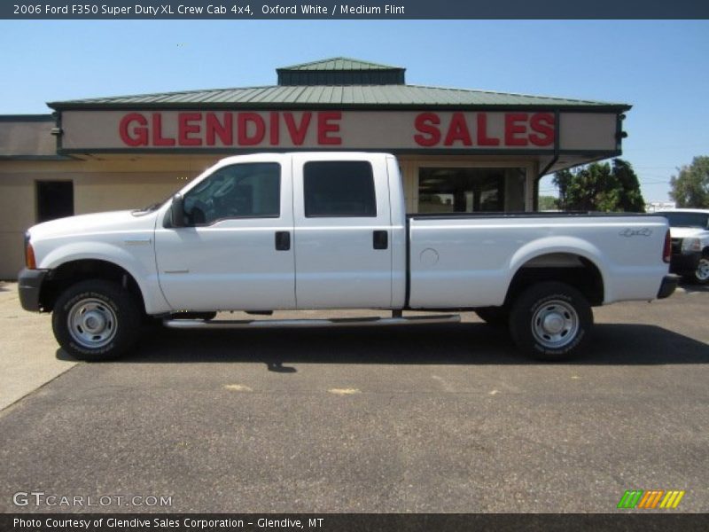 Oxford White / Medium Flint 2006 Ford F350 Super Duty XL Crew Cab 4x4