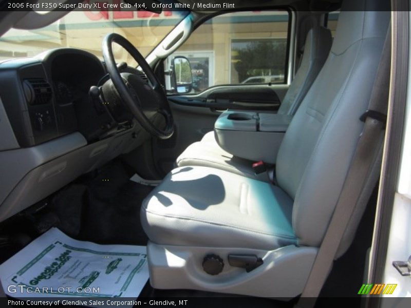 Oxford White / Medium Flint 2006 Ford F350 Super Duty XL Crew Cab 4x4