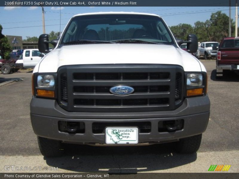 Oxford White / Medium Flint 2006 Ford F350 Super Duty XL Crew Cab 4x4