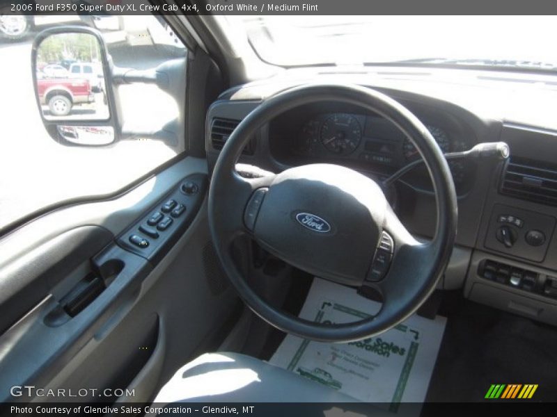 Oxford White / Medium Flint 2006 Ford F350 Super Duty XL Crew Cab 4x4