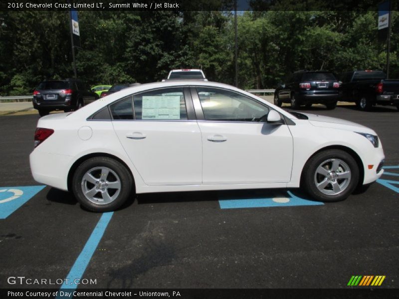 Summit White / Jet Black 2016 Chevrolet Cruze Limited LT