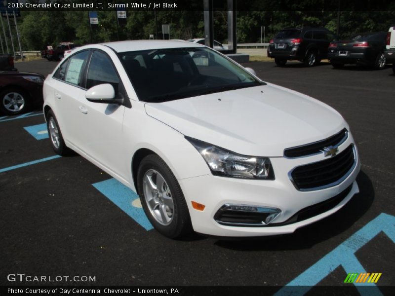 Summit White / Jet Black 2016 Chevrolet Cruze Limited LT
