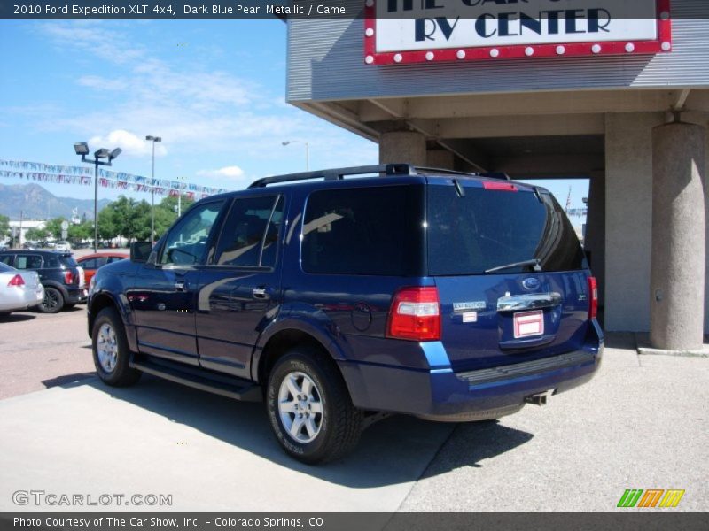 Dark Blue Pearl Metallic / Camel 2010 Ford Expedition XLT 4x4