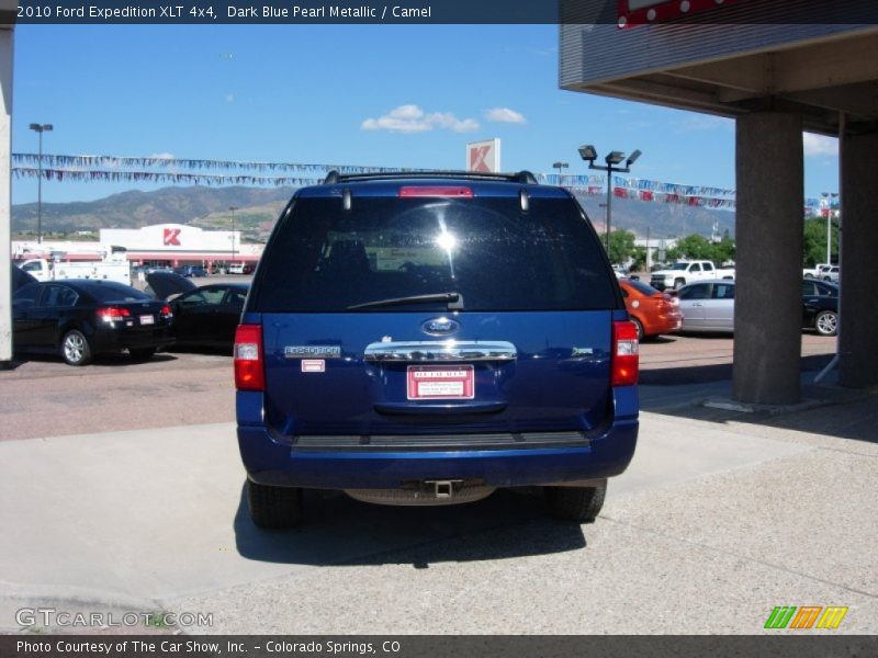 Dark Blue Pearl Metallic / Camel 2010 Ford Expedition XLT 4x4
