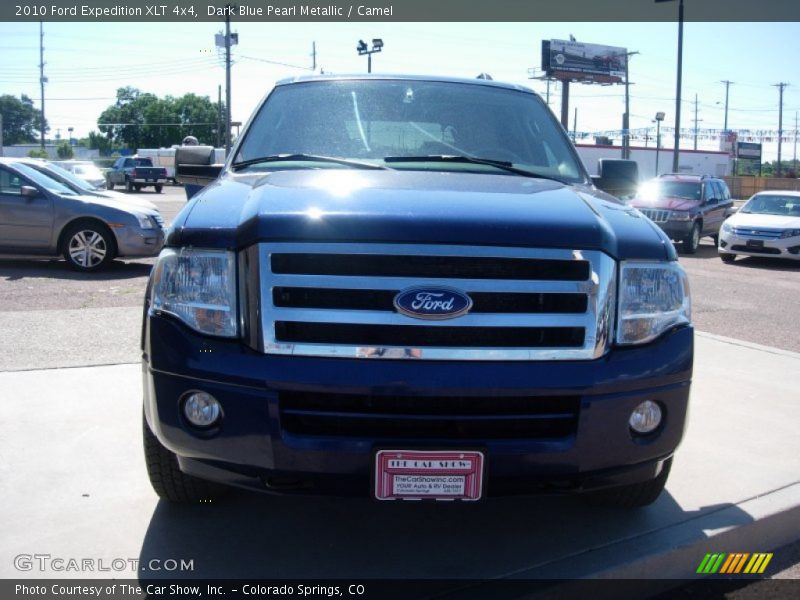 Dark Blue Pearl Metallic / Camel 2010 Ford Expedition XLT 4x4