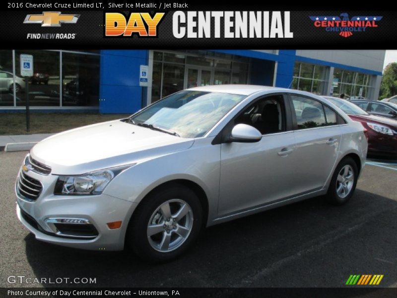 Silver Ice Metallic / Jet Black 2016 Chevrolet Cruze Limited LT
