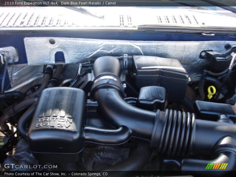 Dark Blue Pearl Metallic / Camel 2010 Ford Expedition XLT 4x4