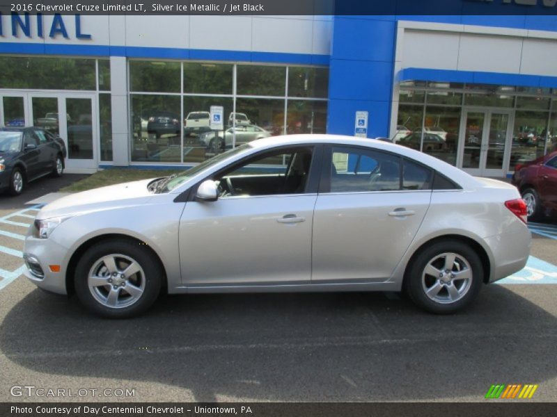 Silver Ice Metallic / Jet Black 2016 Chevrolet Cruze Limited LT