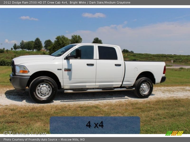 Bright White / Dark Slate/Medium Graystone 2012 Dodge Ram 2500 HD ST Crew Cab 4x4