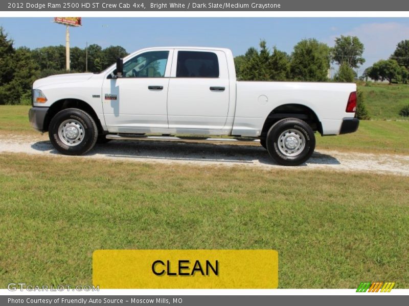 Bright White / Dark Slate/Medium Graystone 2012 Dodge Ram 2500 HD ST Crew Cab 4x4