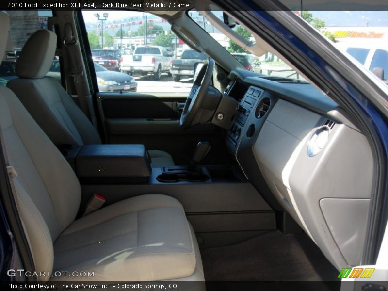 Dark Blue Pearl Metallic / Camel 2010 Ford Expedition XLT 4x4