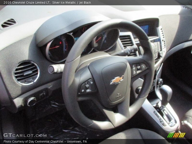 Silver Ice Metallic / Jet Black 2016 Chevrolet Cruze Limited LT
