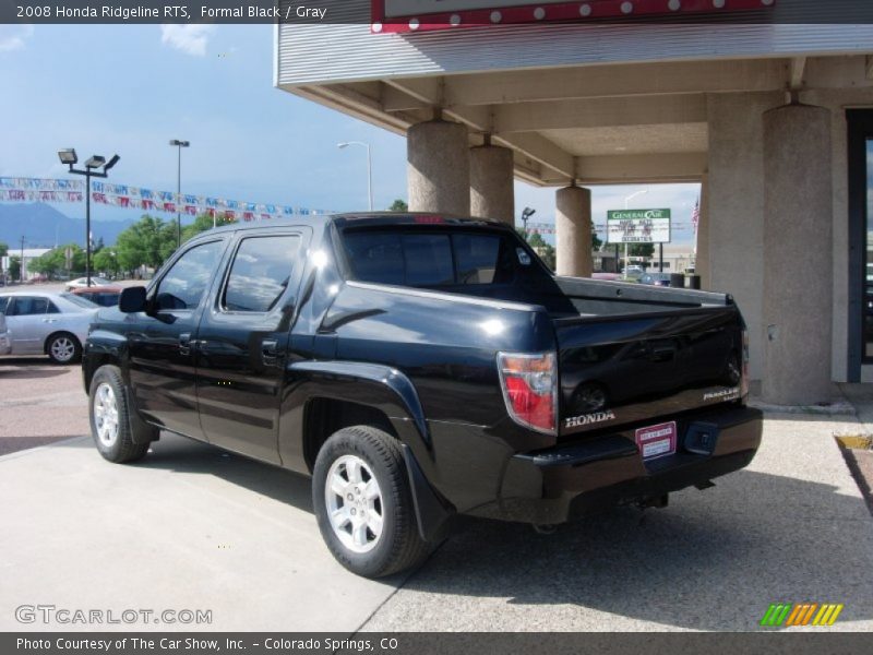 Formal Black / Gray 2008 Honda Ridgeline RTS