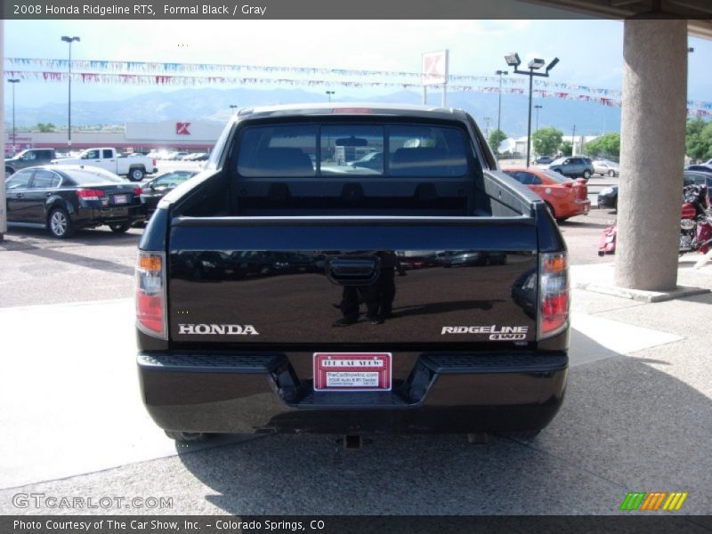 Formal Black / Gray 2008 Honda Ridgeline RTS