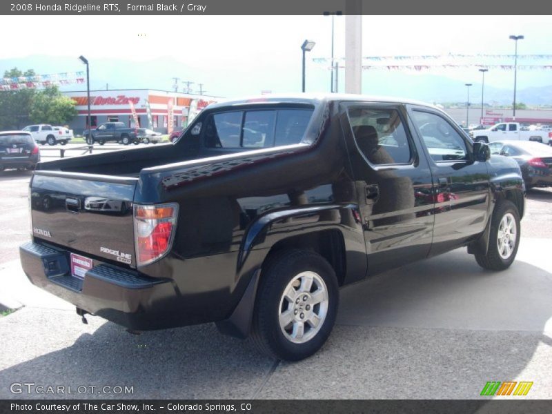 Formal Black / Gray 2008 Honda Ridgeline RTS