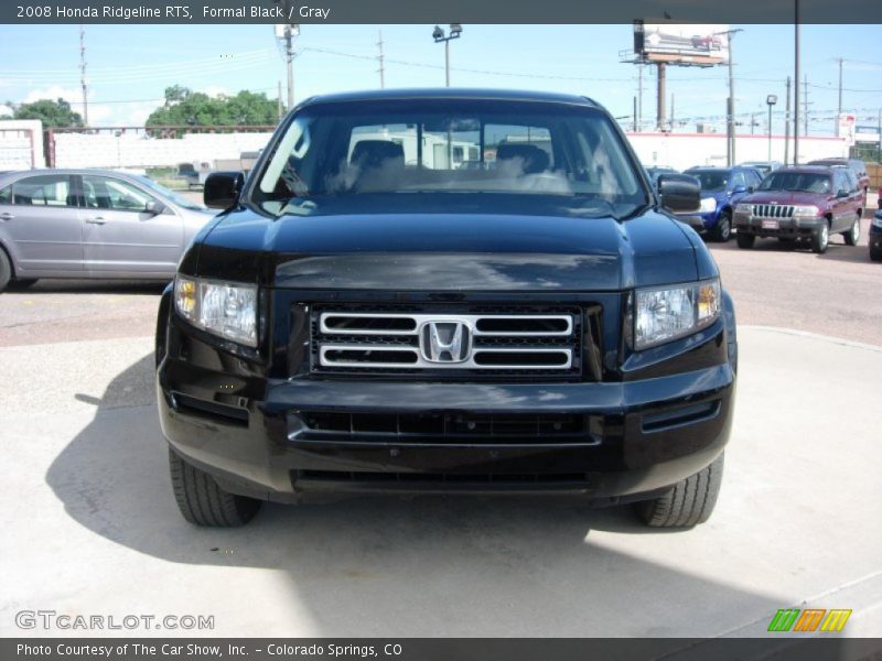 Formal Black / Gray 2008 Honda Ridgeline RTS