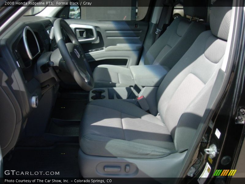 Formal Black / Gray 2008 Honda Ridgeline RTS
