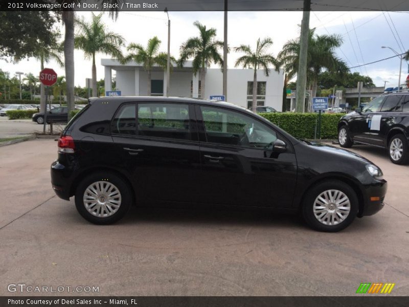 Black / Titan Black 2012 Volkswagen Golf 4 Door