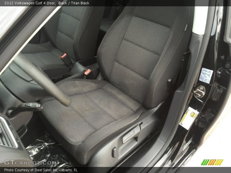 Black / Titan Black 2012 Volkswagen Golf 4 Door