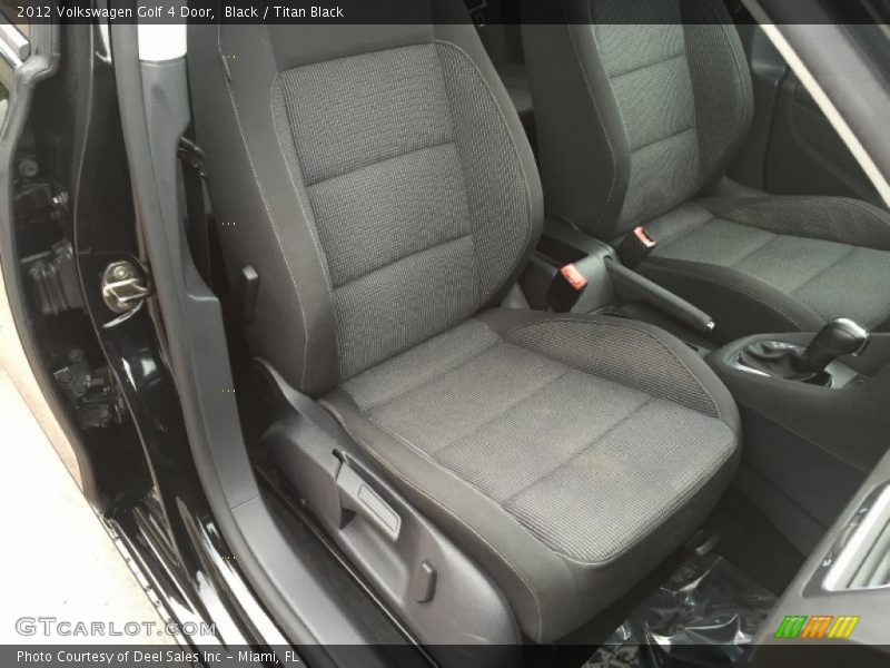 Black / Titan Black 2012 Volkswagen Golf 4 Door