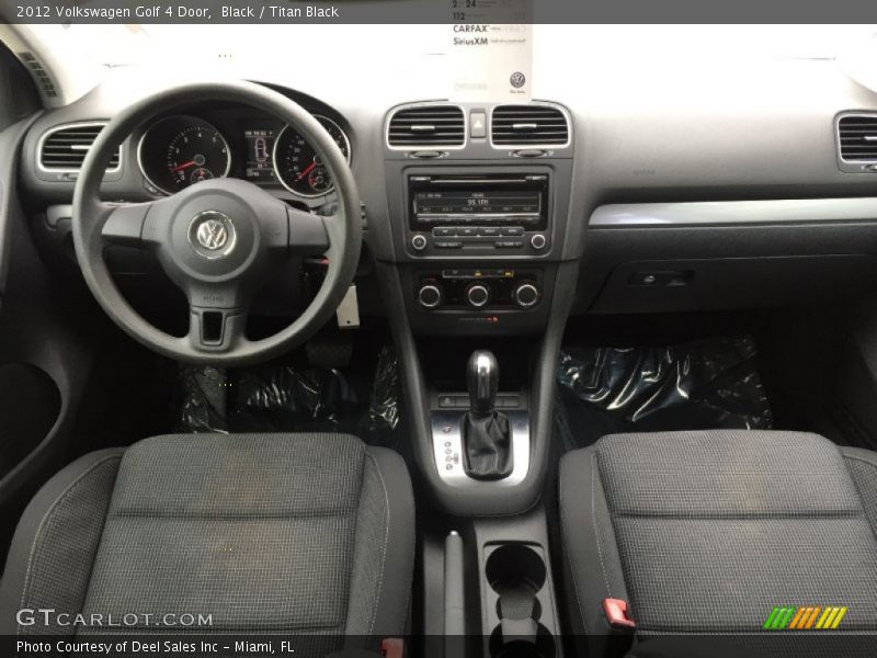 Black / Titan Black 2012 Volkswagen Golf 4 Door